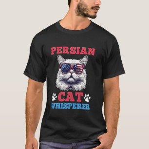 Camiseta Gatos Persas MURMURADOR DE GATO PERSA América engr