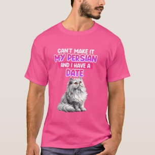 Camiseta Gatos persas não podem fazer isso meu persa e eu t