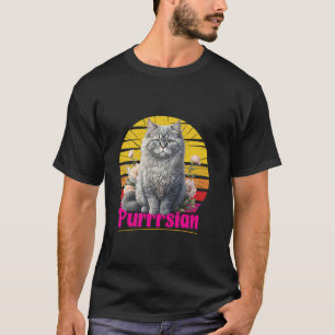 Camiseta Gatos Persas PURRSIAN Gatos Persas Divertidos Aman