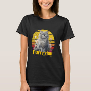 Camiseta Gatos Persas PURRSIAN Gatos Persas Divertidos Aman