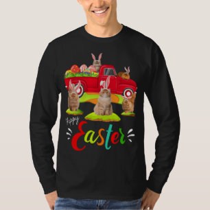 Camiseta Gatos Persianos Bonitos Que Andam Caminhão Vermelh