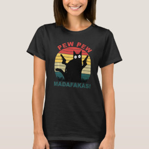 Camiseta Gatos Pew Pew Madafakas Gato