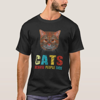 Camiseta Gatos Porque as Pessoas São Uns Chatos Gato
