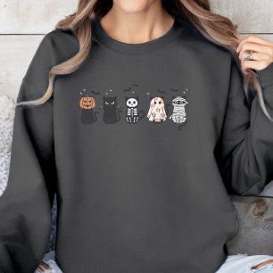 Camiseta Gatos Pretos Do Halloween Estragam Engraçados