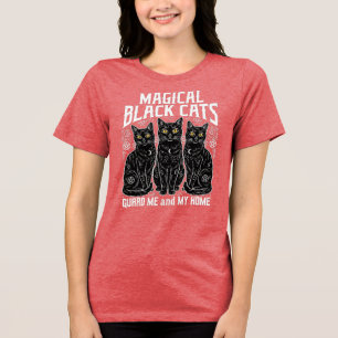 Camiseta Gatos Pretos Mágicos