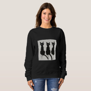 Camiseta Gatos Pretos - Silhout