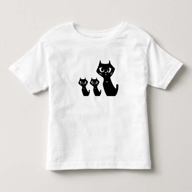 Camiseta Gatos Pretos Sortudos (Frente)
