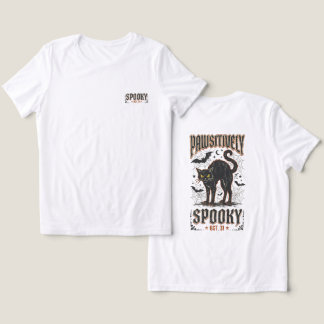 Camiseta Gatos Pretos Vintages Positivamente Assustadores M