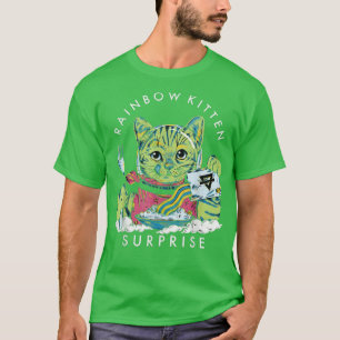 Camiseta Gatos Rainbow Kitten Surpresa Gota Gelada Comida G