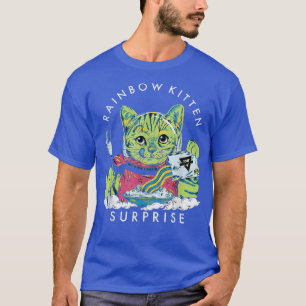 Camiseta Gatos Rainbow Kitten Surpresa Gota Gelada Comida G