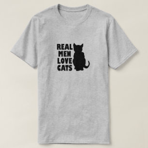 CAMISETA GATOS REAIS DO AMOR DOS HOMENS