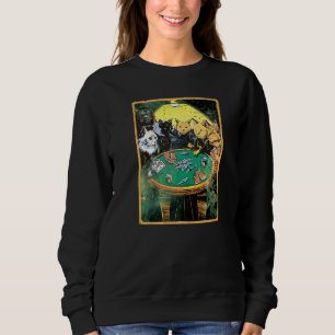 Camiseta Gatos Reefer Jogando Poker Para Gatos de Poker Ree