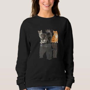 Camiseta Gatos Refletem Espelho Puma Cheetah Tiger Engraçad