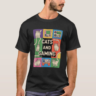 Camiseta Gatos Retroativos E Jogos Engraçados Gás De Gato