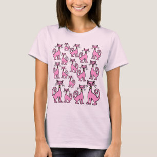 Camiseta Gatos Retroativos - Personalizados