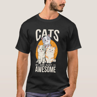 Camiseta Gatos São Apenas Incríveis