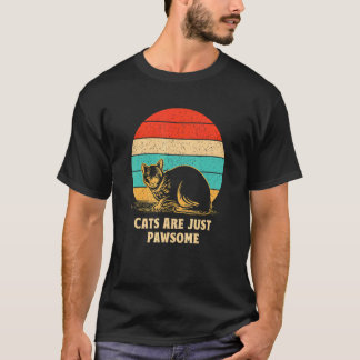 Camiseta Gatos São Apenas Incríveis Gato Fofo Mamãe Papai A