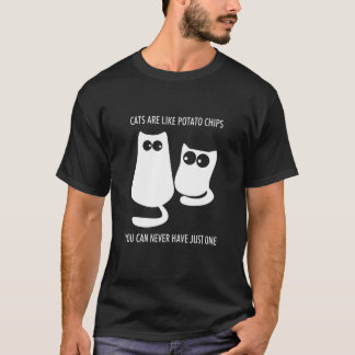 Camiseta Gatos São Como Batatas Batatas Proprietárias De Ga