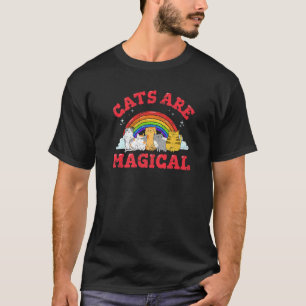 Camiseta Gatos São Gatos Gatos E Gatos, Gato E Mãe Arco-Íri