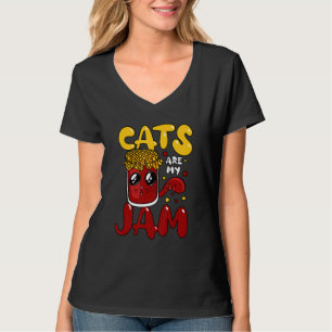 Camiseta Gatos São Minha Paixão Dono de Gato Treinamento de