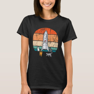 Camiseta Gatos São Naves Espaciais de Aliens OVNI Extraterr