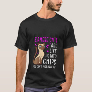 Camiseta Gatos Siameses Femininos São Como Dona de Gato Sia