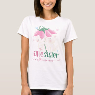 Camiseta Gatos Sob A Pequena Irmã Personalizada De Guarda-