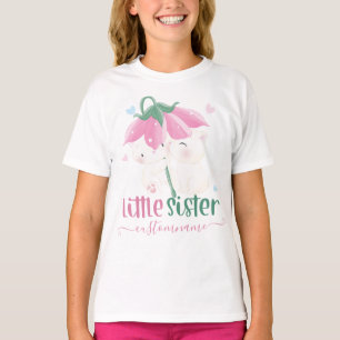 Camiseta Gatos Sob A Pequena Irmã Personalizada De Guarda-