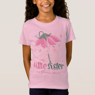 Camiseta Gatos Sob A Pequena Irmã Personalizada De Guarda-C