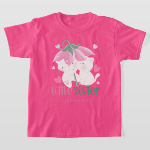 Camiseta Gatos Sob A Pequena Irmã Personalizada De Guarda-C