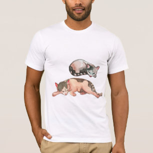 Camiseta Gatos Sonolentos