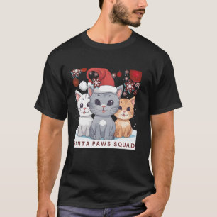 Camiseta Gatos sorridentes bonitos vestindo férias de Papai