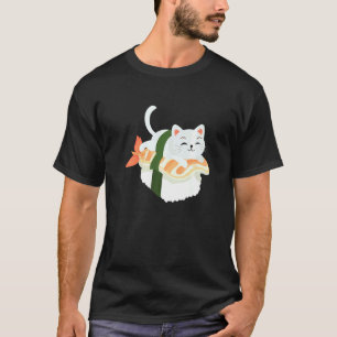 Camiseta Gatos Sushi Para Todos Gato   1