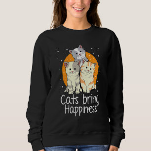 Camiseta Gatos Trazem Anima de Treinamento para Gatos Propr