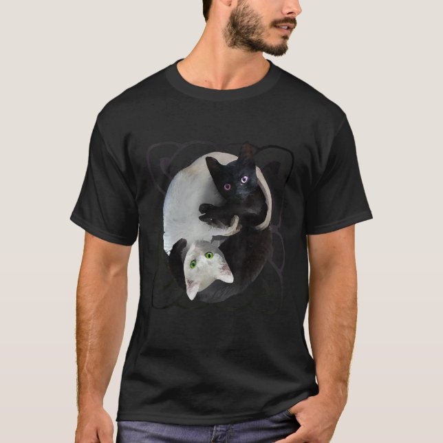 Camiseta Gatos Yin Yang (Frente)