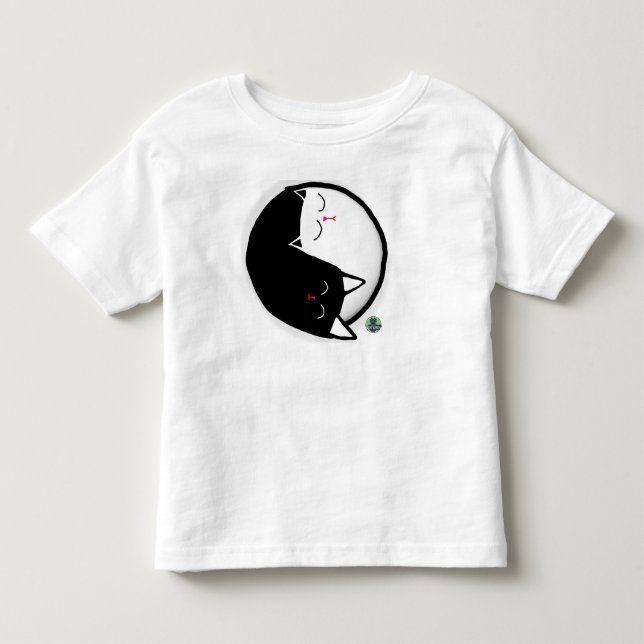 Camiseta Gatos Yin & Yang (Frente)