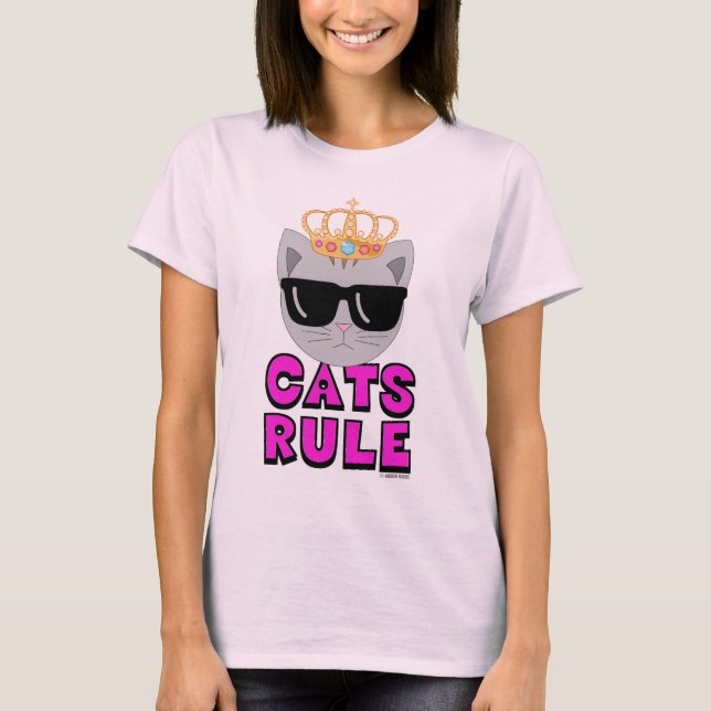 Camiseta GATS RULE Cat Lover (Frente)