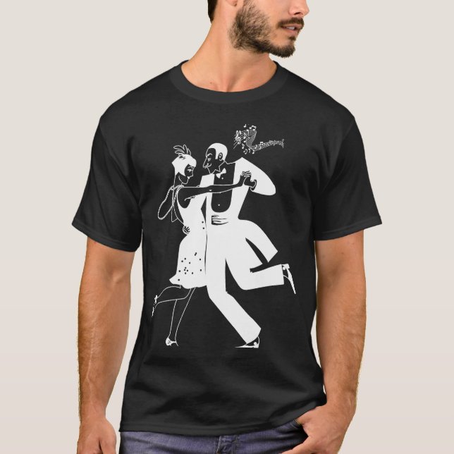 Camiseta Gatsby Glamorous, Excelente de 1920 - Classe de da (Frente)