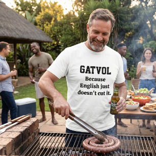 Camiseta Gatvol - Gíria engraçada sul-africana