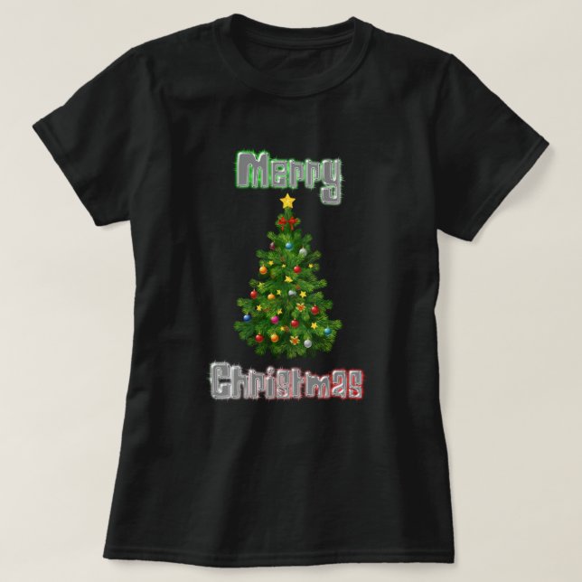 Camiseta Gaudy Christmas (Frente do Design)