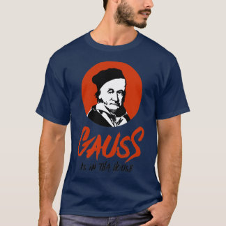 Camiseta Gauss está naquela casa Gangsta Mathematician blac
