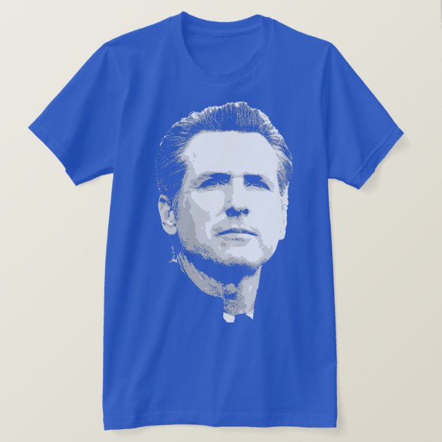 Camiseta Gavin Newsom (Frente do Design)