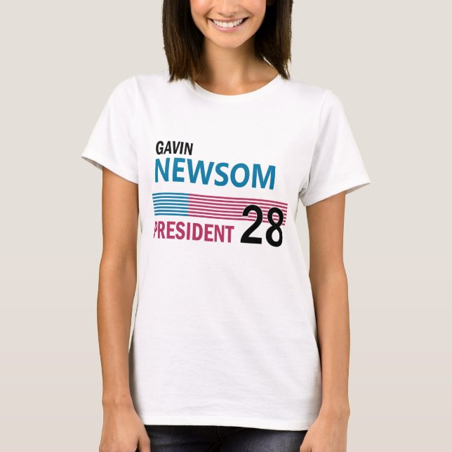 Camiseta Gavin Newsom 2028 (Frente)