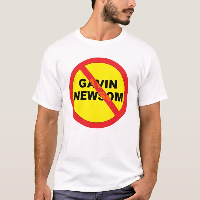 Camiseta Gavin Newsom Anti (Frente)