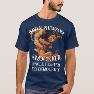 Camiseta Gavin Newsom Cabeça de Cavalo Trump Republicanos E