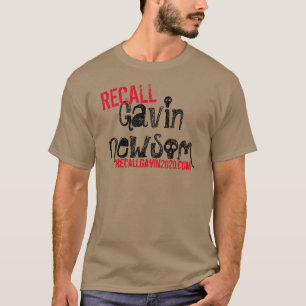 Camiseta Gavin Newsom é veneno para a Califórnia