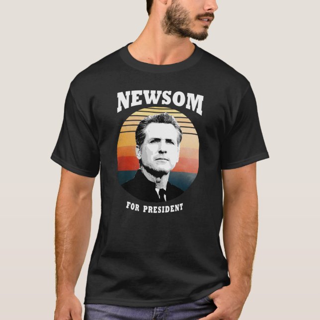 Camiseta Gavin Newsom para Presidente (Frente)