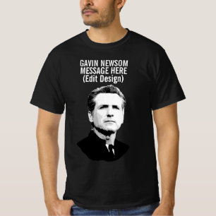 Camiseta Gavin Newsom Personalizado
