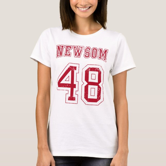 Camiseta Gavin Newsome 48.º Presidente 2028 Eleição (Frente)