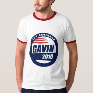 Camiseta Gavin para o governador
